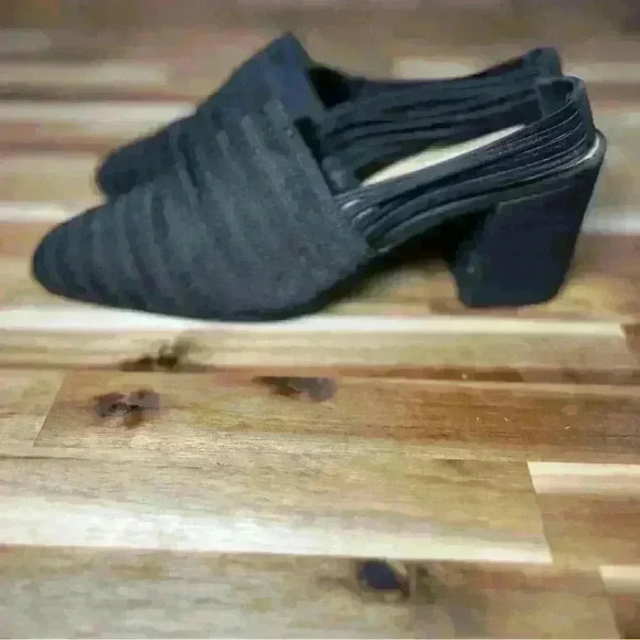 Tootsies vintage sling back knit square toe chunky block heels Sz 7.5. - Picture 7 of 7